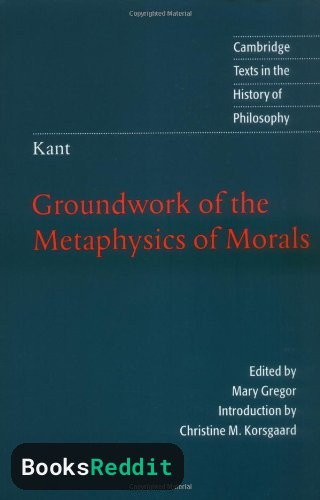 Cover of Groundwork of the Metaphysics of Morals