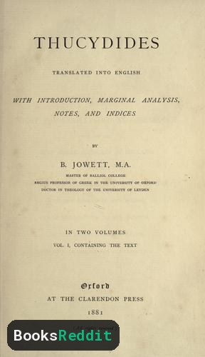 Cover of History of the Peloponnesian War