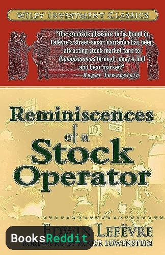 Cover of Reminiscences of a Stock Operator