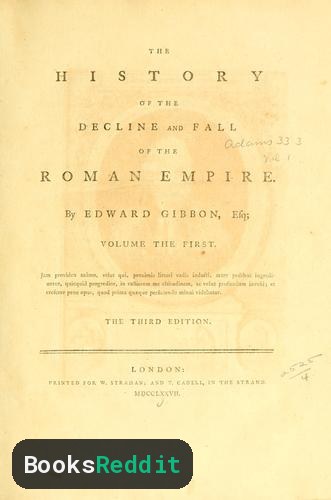 Cover of The History of the Decline and Fall of the Roman Empire